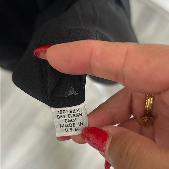 SEA NEW YORK Black Silk Sleeveless Dress 8 - Picture 7 of 8